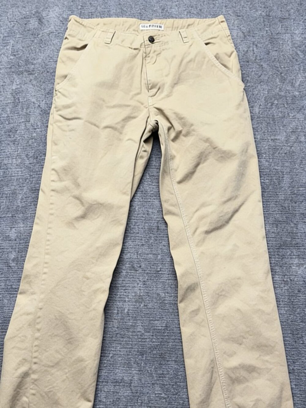 Kavu Pants Mens 34x32 Khaki Straight Leg 100% Cotton Outdoor Casual Hiking